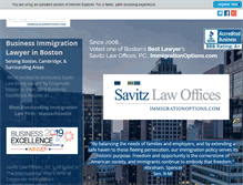 Tablet Screenshot of immigrationoptions.com